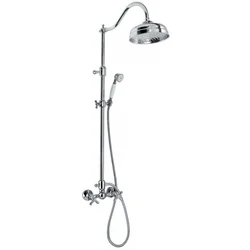 Baterija dvoručna za tuš EMMEVI DECO CLASSIC sa usponskim tušem set