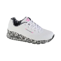 Skechers Ženske patike Uno loving love, Bele