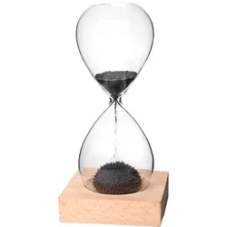 Peščani sat sa drvenim stalkom i magnetom, 17 cm