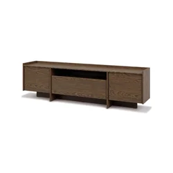 Televizijska omarica KEMI 197 x 57 cm, hrast