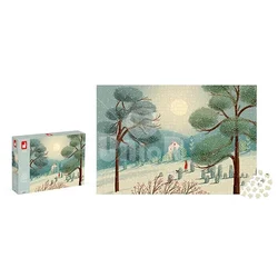 Janod kartonske puzzle Zimska čarolija 02515