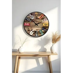 Wallity Dekorativni zidni sat Huhuas00008, 50x50 cm
