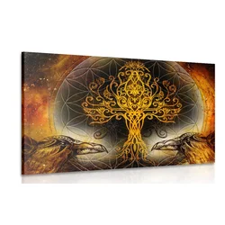 Slika krokar in drevo življenja - 30x20