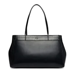 Ročna torba Calvin Klein Ck Croc Snap Large Tote LV04F3904G Črna