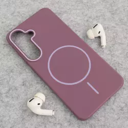 Maska Mag Case Smooth Touch za Samsung S24/ S921B/ S25/ S931B ljubicasta