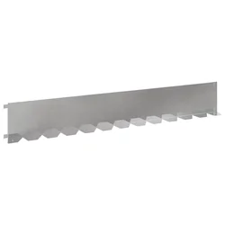 Ograda oko Travnjaka 30 pcs 102 x 15 x 4 cm Čelik Srebrna