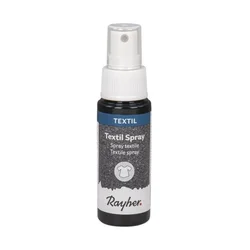 Rayher. Sprej za tekstil, črn, 50 ml