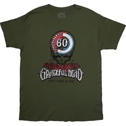 Grateful Dead Majica 60th Roses Unisex Green S