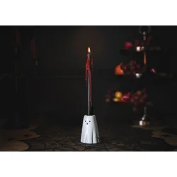 shumee Svečnik Spirit, bel, 8 cm (1 paket/6 kosov)