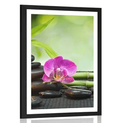 Plakat s paspartujem Feng Shui tihožitje - 60x90 white