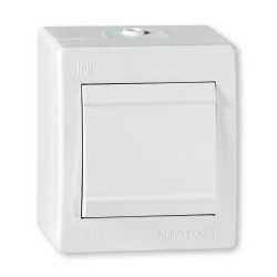 ALING-CONEL Jednopolna sklopka POWER10A 250V~ IP44 bela