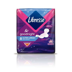 Libresse Ultra Large+ Higijenski ulošci, Noćni, 8 komada