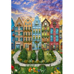 Alipson Puzzle - Puzzle Mavrična vas - 1 000 kosov