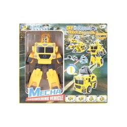 Zložljivi robot rumene barve