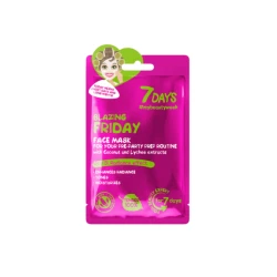 7Days Blazing Friday Maska za lice Sheet Coconut Water&Lychee, 28 g