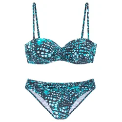 BRUNO BANANI Bikini  modra / bela