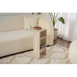 Hanah Home Klub sto Filinta, 30x63x40 cm, Krem