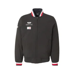 TOMMY HILFIGER Prehodna jakna TH x CF1 REPLICA VARSITY rdeča/črna/bela