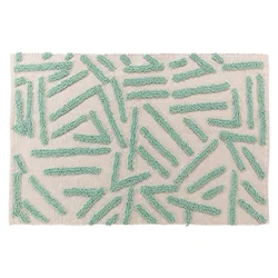 Mentolno zelena/kremno bela pralna preproga 60x90 cm Athena – douceur dintérieur