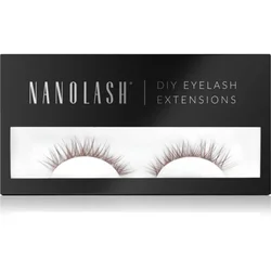 Nanolash DIY Eyelash Extensions set za podaljševanje trepalnic doma Classy BROWN 36 kos