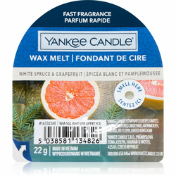 Yankee Candle White Spruce & Grapefruit vosek za aroma lučko 22 g