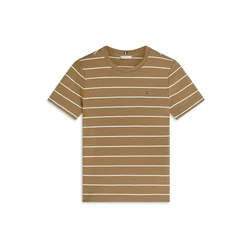 TOMMY HILFIGER Majica CODY rjava/bela