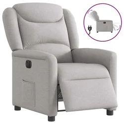 Električni naslonjač od tkanine oblačnosivi