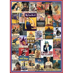 Eurographics - Puzzle World War I and II Vintage Posters - 1 000 kosov