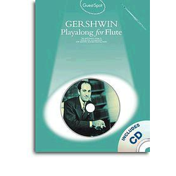 NOTE ZA FLAVTO GUEST SPOT GERSHWIN PLAYALONG+CD FLUTE