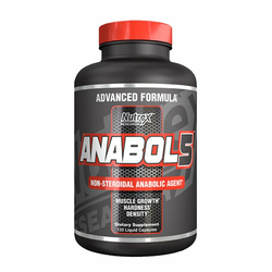 NUTREX krepitev anabolizma Anabol-5 Black, 120 kapsul