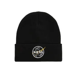 Kapa Alpha Industries Nasa Beanie 198948 Črna