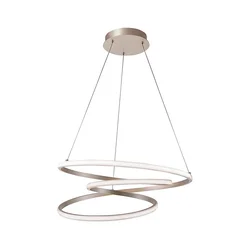 LED luster na sajli CORT LED/40W/230V srebrni