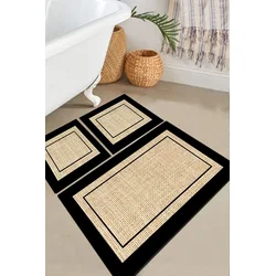 Lessentiel Maison Set prostirki za kupatilo Regona, 3 Komada, Bež