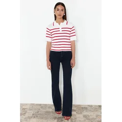 Trendyol Milla Ženska bluza TWOSS24KZ00048, Belo-crvena
