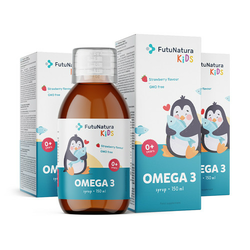3x OMEGA 3 – Sirup za djecu, ukupno 450 ml