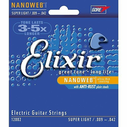 Strune za električno kitaro Elixir - super light 009-042