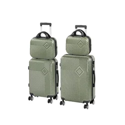 Komplet kovčkov TraveLux Pro XXII na rolerjih olivno zelene barve