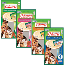 INABA Churu sos za pse - Piletina i sir 4x14g