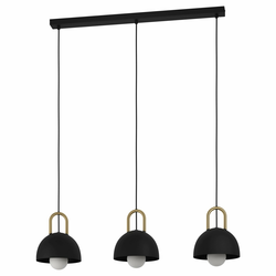 EGLO Calmanera Visilica, E27, 3x40W, IP20, Crna-mesing