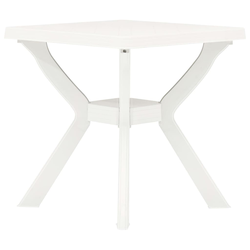 Den Bistro miza bela 70x70x72 cm plastika