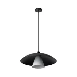 Osram - Luster na sajli DECOR FLYING MUSHROOM 1xE27/25W/230V prečnik 50 cm crna