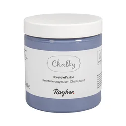 Rayher. Kredna barva Chalky 230 ml, sivkasto modra