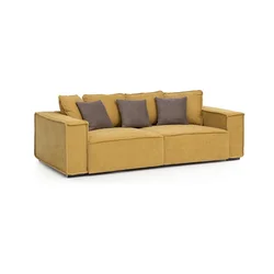 Sofa BOLZANO žuta/braon