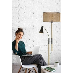 Aberto Design Podna lampa Forza , 165 cm, E27/E14, Krem