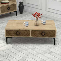 Hanah Home Klub sto Samba 105x34,6x60?cm Hrast