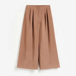 Reserved - Plisirane pantalone širokih nogavica