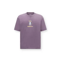 HOLLISTER Majica rumena/lila/črna/off-bela