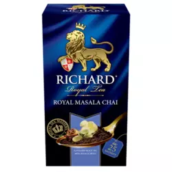 Richard Royal Masala Chai - Crni čaj sa djumbirom, cimetom i aromom masala začina, 25x2g