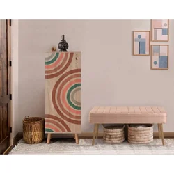 Hanah Home Set Nameštaj za hodnik Vegas 935 0900, Prljavo roze