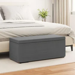 Stolica Tamno siva 101 x 41 x 40 cm Tkanina i konstruirano drvo